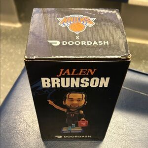 Jalen Brunson New York Knicks Collectible Bobblehead BRAND NEW IN BOX